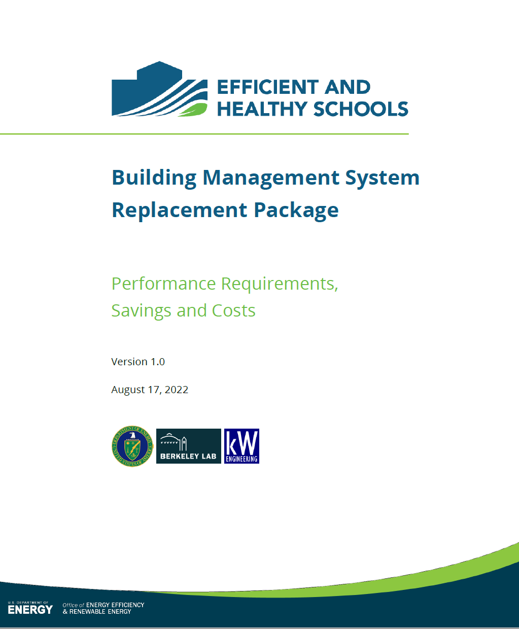 Cover of Building Management System Replacement Package