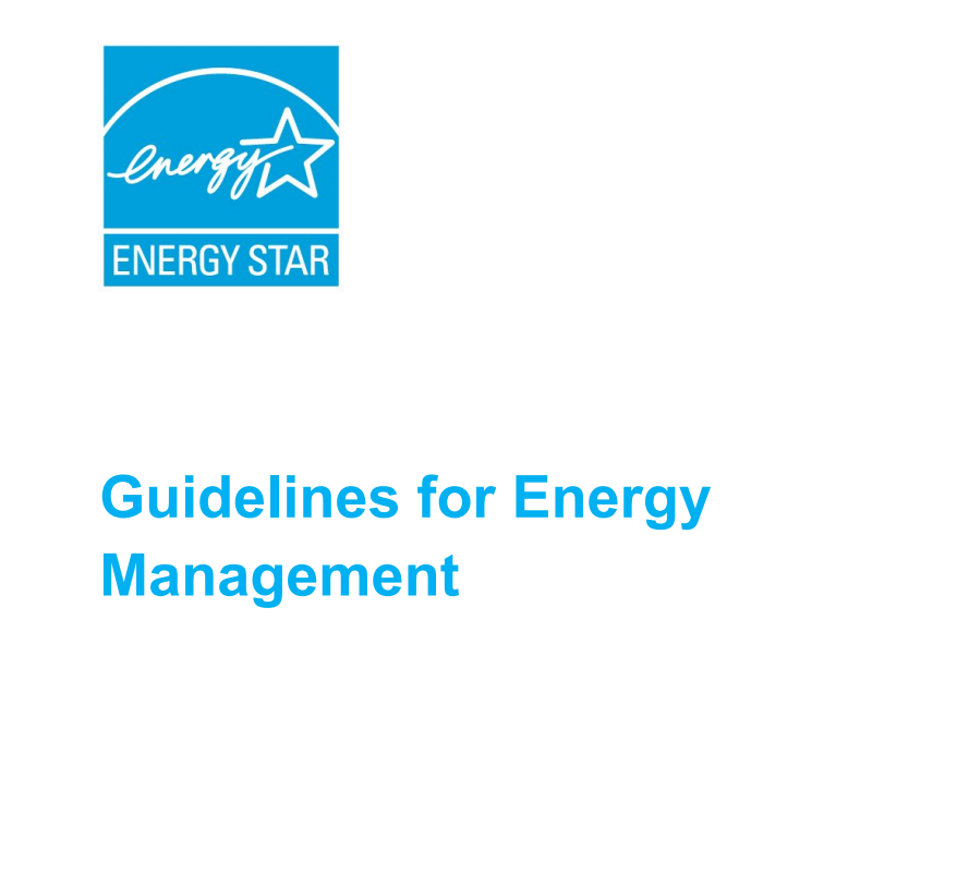 Front cover of ENERGY STAR Guidelines for Energy Management 