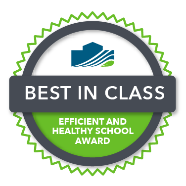 Best in Class Award logo for Efficient Healthy School's rewards program.  