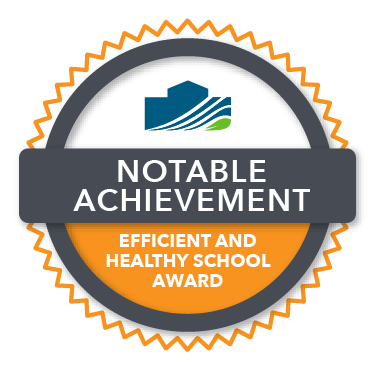 Notable Achievement Award for Efficient Healthy Schools rewards program