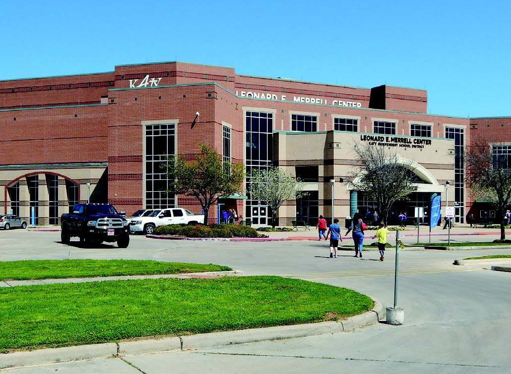 Front of school building