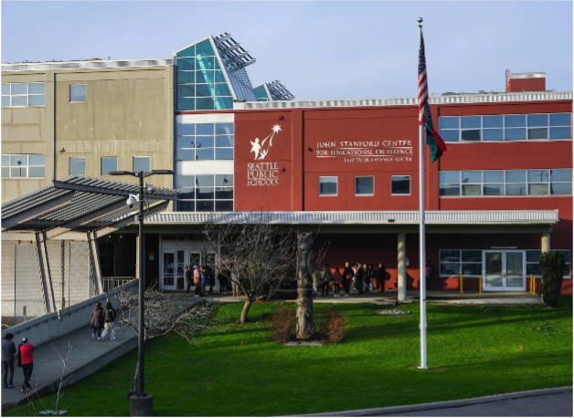 School Building Facade